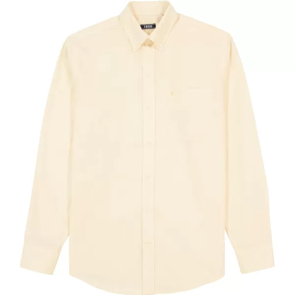 IZOD Men's Big and Tall Button Down Long Sleeve Stretch Performance Solid Shirt