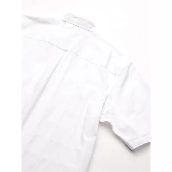 IZOD Men's Big and Tall Saltwater Short Sleeve Windowpane Button Down Shirt