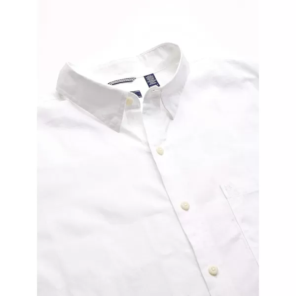 IZOD Men's Big and Tall Saltwater Short Sleeve Windowpane Button Down Shirt