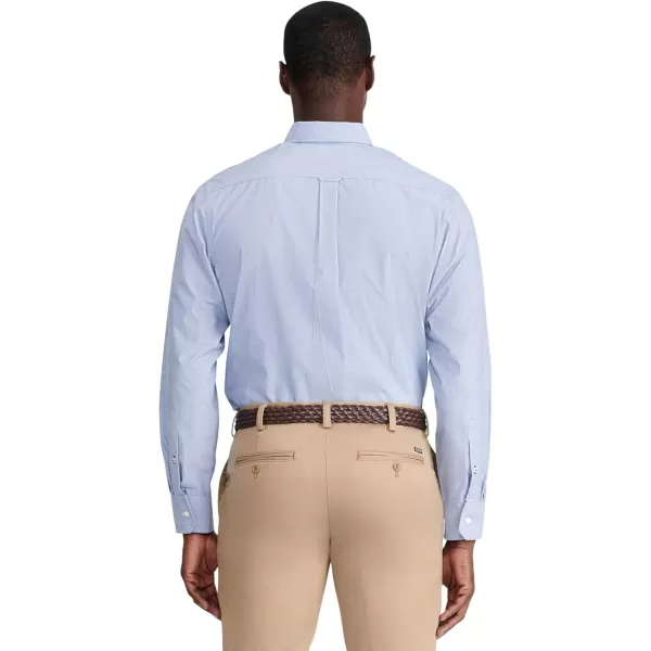 IZOD Men's Button Down Long Sleeve Stretch Performance Solid Shirt