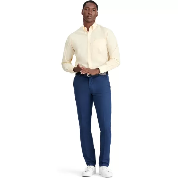 IZOD Men's Button Down Long Sleeve Stretch Performance Solid Shirt