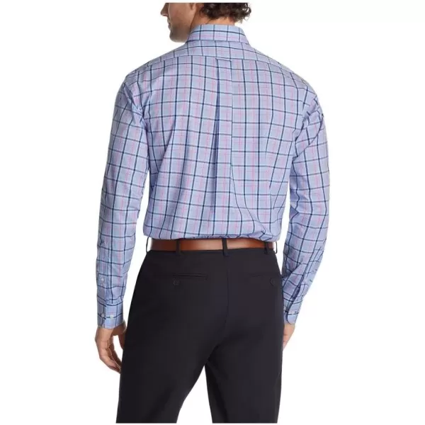 IZOD Men's Dress Shirt Regular Fit Stretch Check
