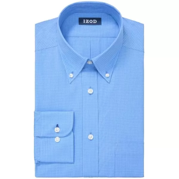 IZOD Men's Dress Shirt Regular Fit Stretch Check