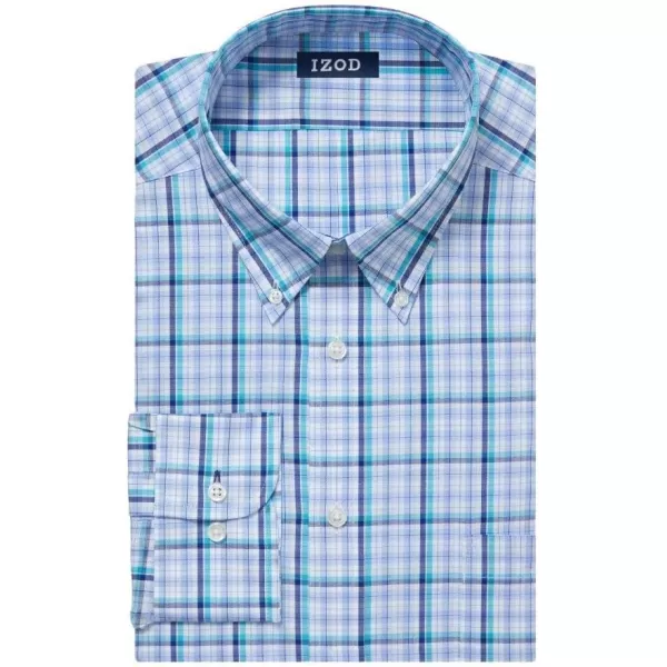 IZOD Men's Dress Shirt Regular Fit Stretch Check
