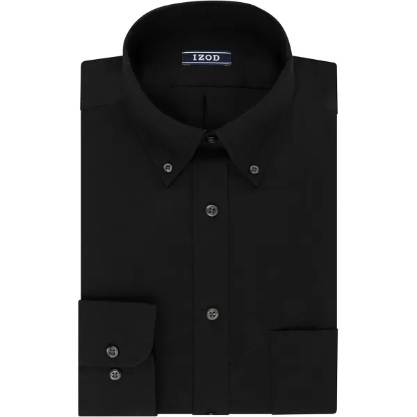 IZOD Men's Dress Shirt Regular Fit Stretch Solid Button Down Collar