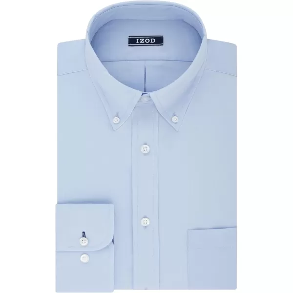 IZOD Men's Dress Shirt Regular Fit Stretch Solid Button Down Collar