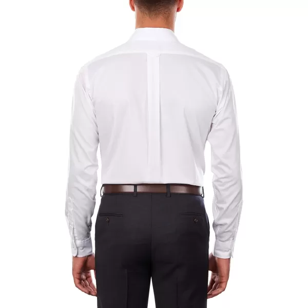 IZOD Men's Dress Shirt Regular Fit Stretch Solid Spread Collar