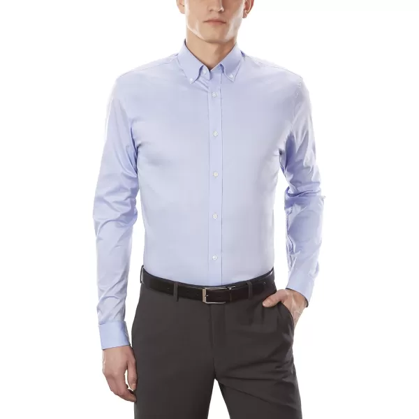 IZOD Men's Dress Shirt Slim Fit Stretch Fx Cooling Collar Solid
