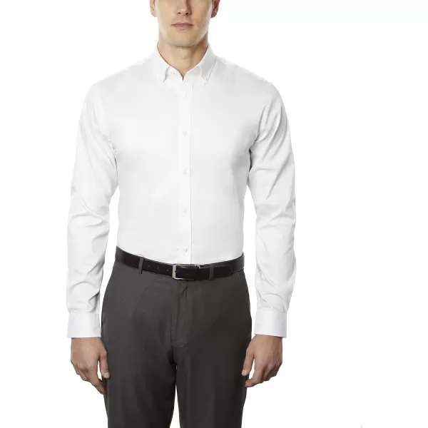 IZOD Men's Dress Shirt Slim Fit Stretch Fx Cooling Collar Solid