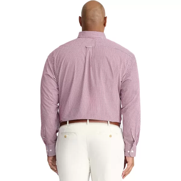 IZOD Men's Performance Comfort Long Sleeve Gingham Button Down