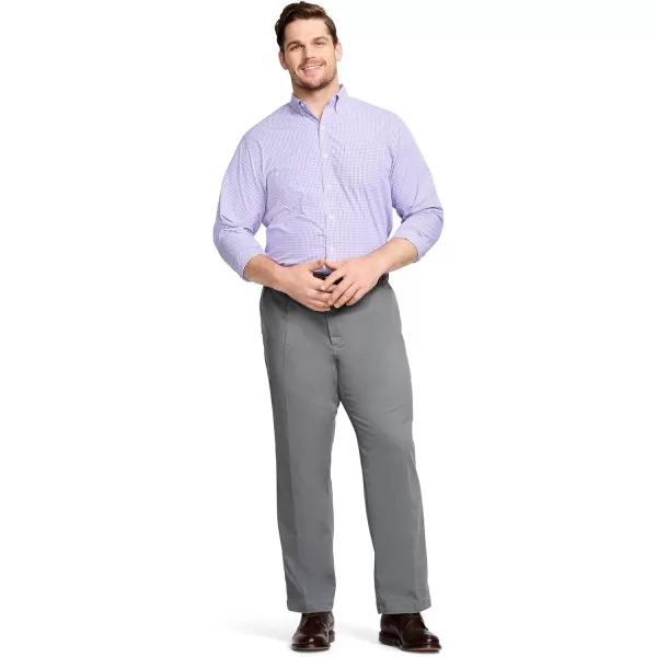 IZOD Men's Performance Comfort Long Sleeve Gingham Button Down