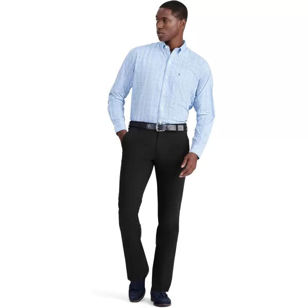 IZOD Men's Performance Comfort Long Sleeve Plaid Button Down