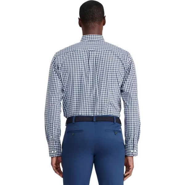 IZOD Men's Performance Comfort Long Sleeve Plaid Button Down