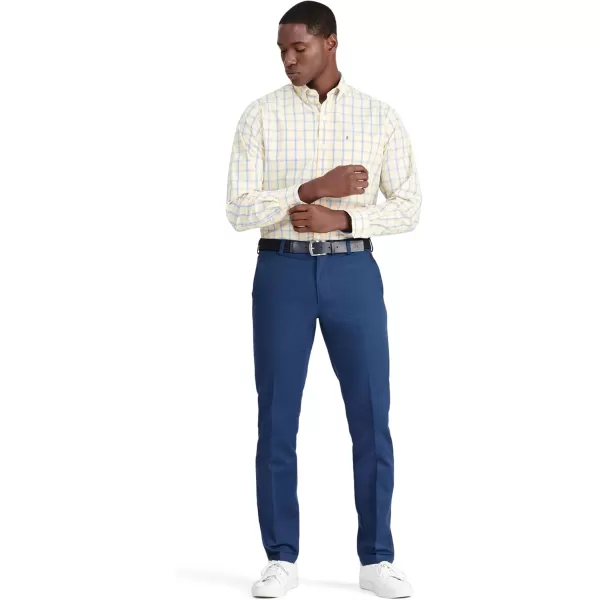 IZOD Men's Performance Comfort Long Sleeve Plaid Button Down