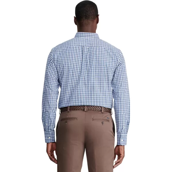 IZOD Men's Performance Comfort Long Sleeve Plaid Button Down