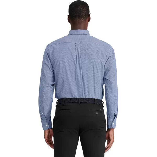 IZOD Men's Performance Comfort Long Sleeve Plaid Button Down