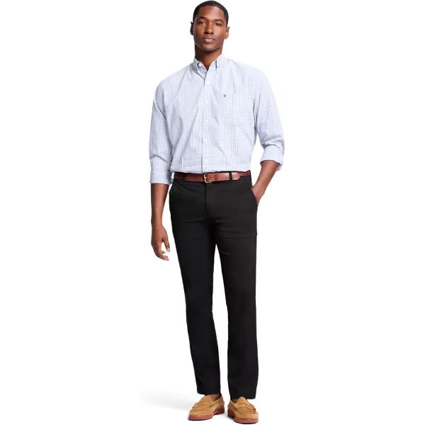 IZOD Men's Performance Comfort Long Sleeve Plaid Button Down