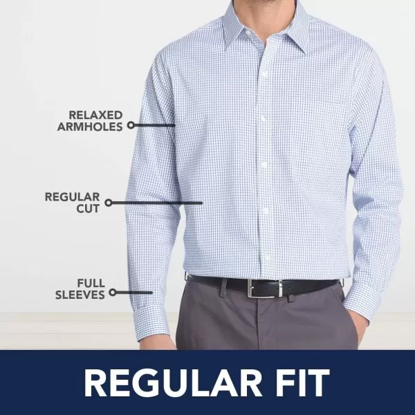 IZOD Men’s Performance Comfort Long Sleeve Solid Button Down Shirt