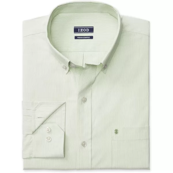 IZOD Men’s Performance Comfort Long Sleeve Solid Button Down Shirt