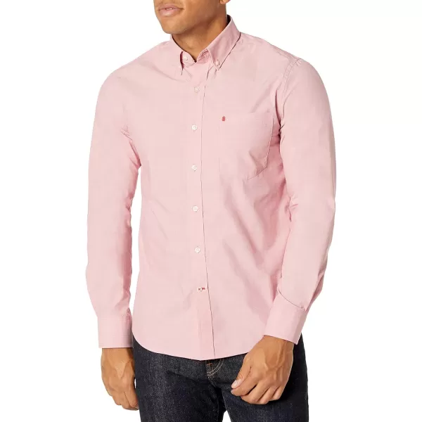 IZOD Men’s Performance Comfort Long Sleeve Solid Button Down Shirt
