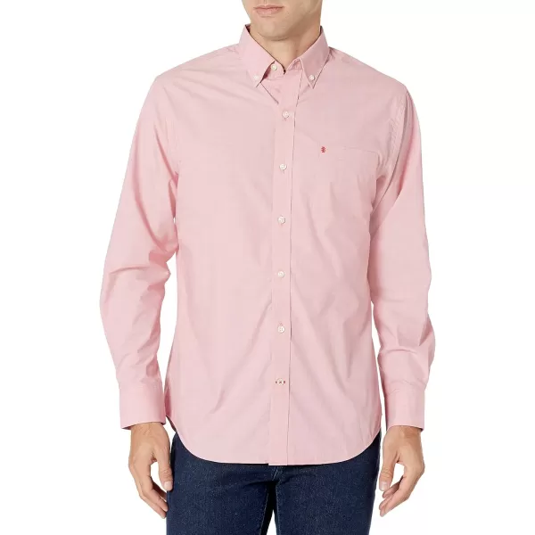 IZOD Men’s Performance Comfort Long Sleeve Solid Button Down Shirt
