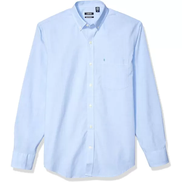 IZOD Men’s Performance Comfort Long Sleeve Solid Button Down Shirt