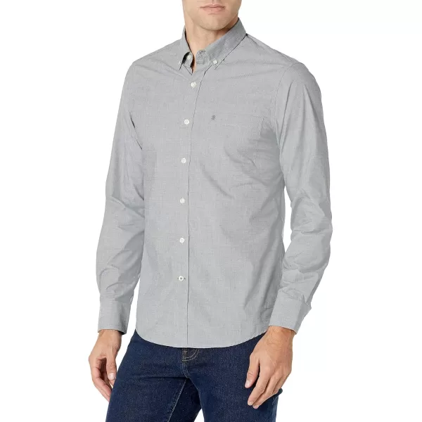 IZOD Men’s Performance Comfort Long Sleeve Solid Button Down Shirt