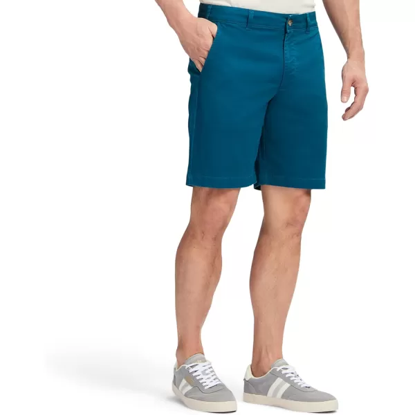 IZOD Men's Saltwater 9.5" Flat Front Chino Short