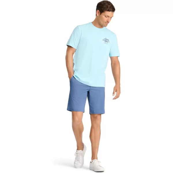 IZOD Men's Saltwater 9.5" Flat Front Chino Short