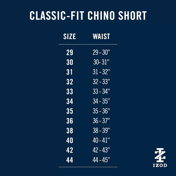 IZOD Men's Saltwater 9.5" Flat Front Chino Short