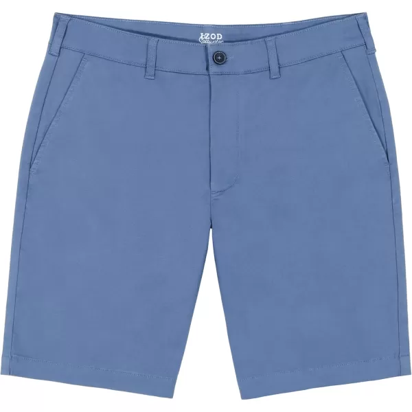 IZOD Men's Saltwater 9.5" Flat Front Chino Short