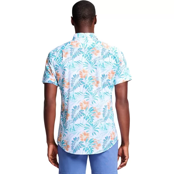 IZOD Men's Saltwater Dockside Short Sleeve Button Down Shirt