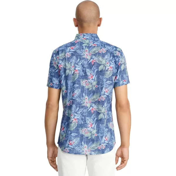 IZOD Men's Saltwater Dockside Short Sleeve Button Down Shirt