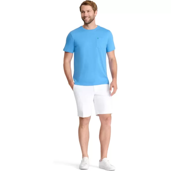 IZOD Men's Saltwater Soft Wash Pocket Crew T-Shirt