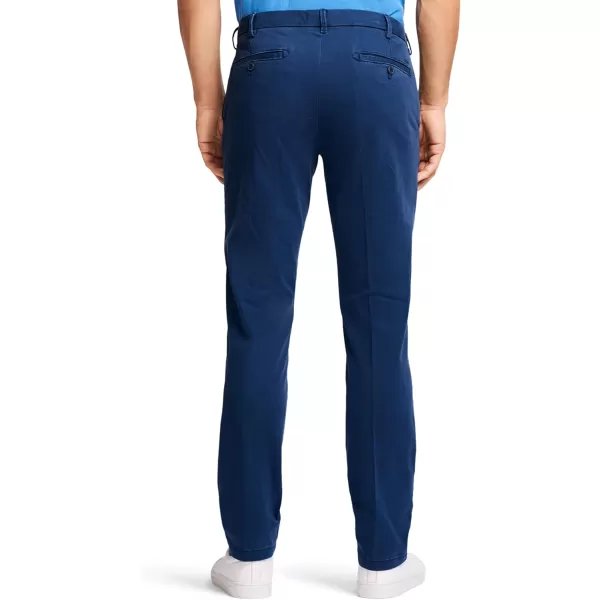 IZOD Men's Saltwater Stretch Flat Front Slim Fit Chino Pant