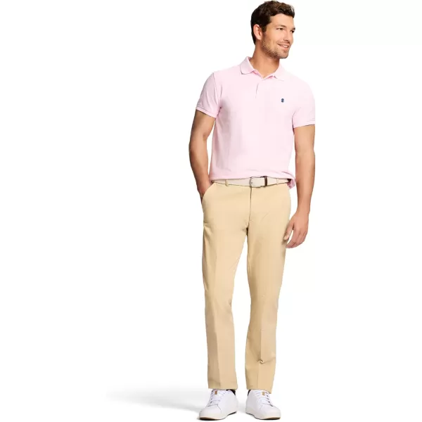 IZOD Men's Saltwater Stretch Flat Front Straight Fit Chino Pant