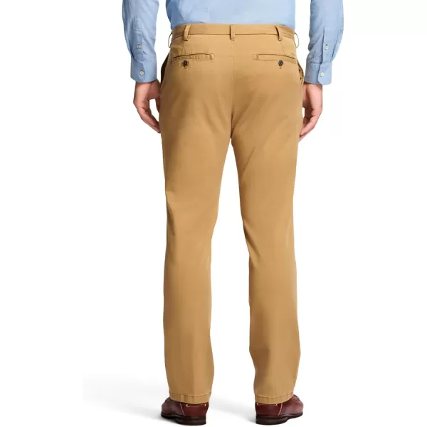 IZOD Men's Saltwater Stretch Flat Front Straight Fit Chino Pant