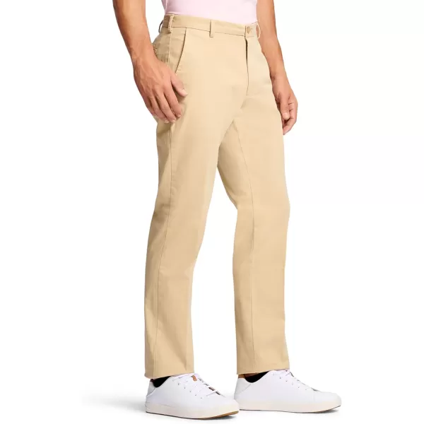 IZOD Men's Saltwater Stretch Flat Front Straight Fit Chino Pant