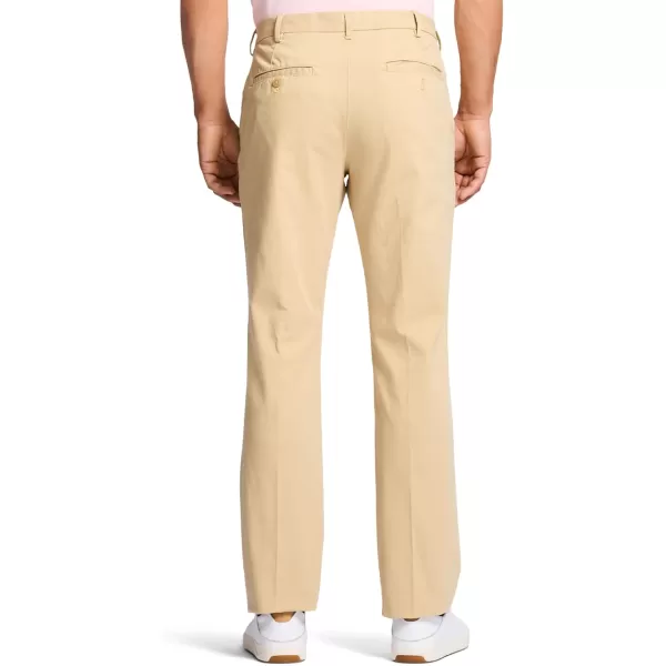 IZOD Men's Saltwater Stretch Flat Front Straight Fit Chino Pant
