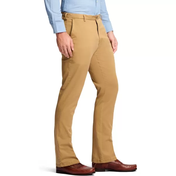 IZOD Men's Saltwater Stretch Flat Front Straight Fit Chino Pant