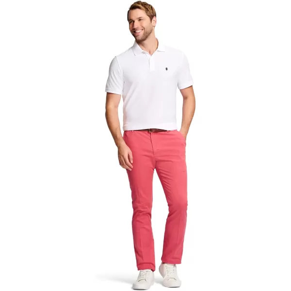 IZOD Men's Saltwater Stretch Flat Front Straight Fit Chino Pant