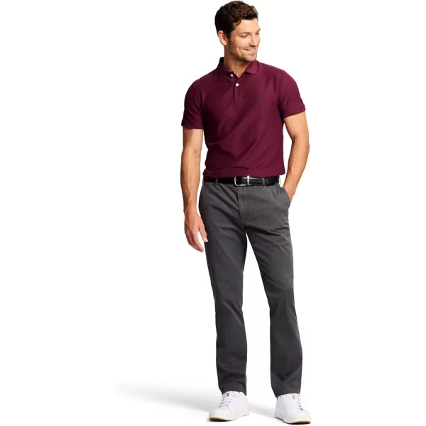 IZOD Men's Saltwater Stretch Flat Front Straight Fit Chino Pant