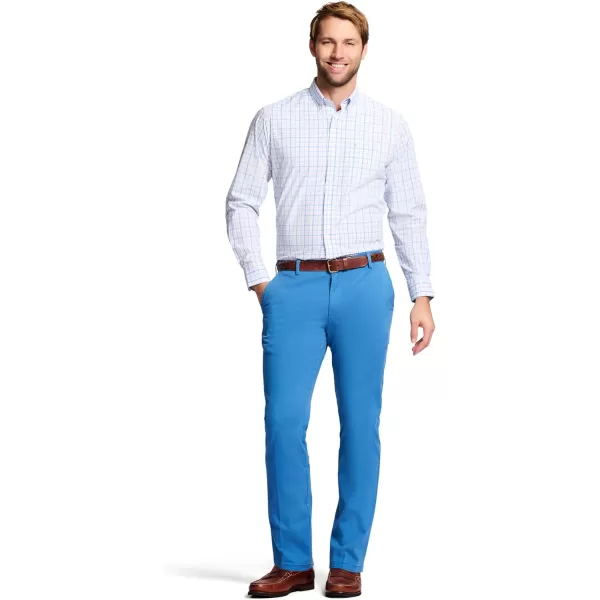 IZOD Men's Saltwater Stretch Flat Front Straight Fit Chino Pant