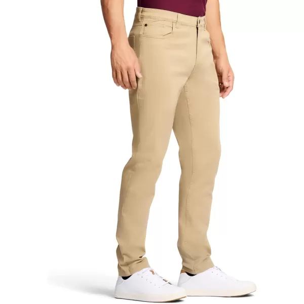 IZOD Men's Saltwater Stretch Twill 5 Pocket Straight Fit Chino Pant