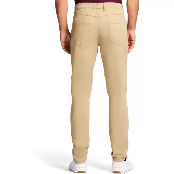 IZOD Men's Saltwater Stretch Twill 5 Pocket Straight Fit Chino Pant