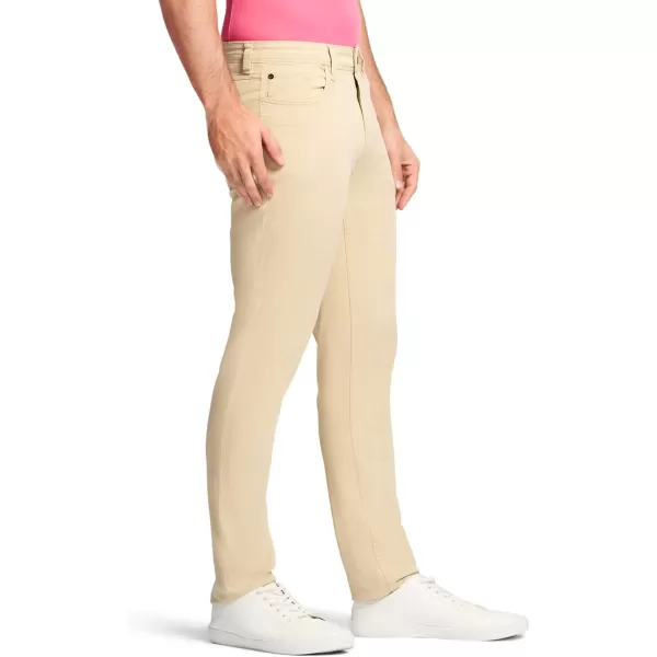 IZOD Men's Saltwater Stretch Twill 5 Pocket Straight Fit Chino Pant