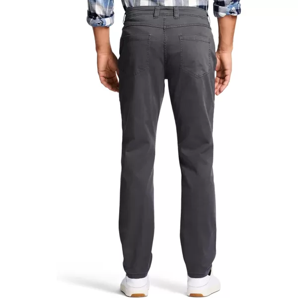 IZOD Men's Saltwater Stretch Twill 5 Pocket Straight Fit Chino Pant