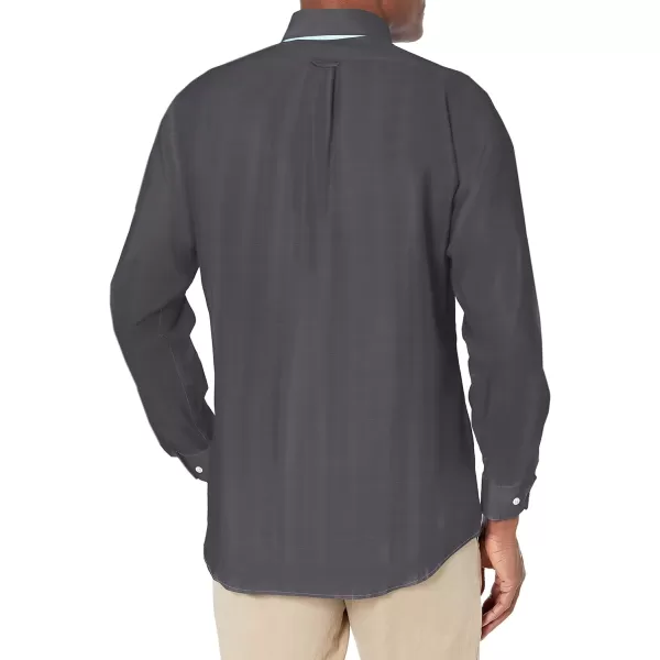 IZOD Men's Short Sleeve Dress Shirt Regular Fit Stretch Cool FX Cooling Collar Check