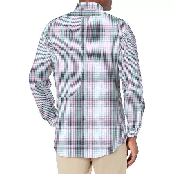 IZOD Men's Short Sleeve Dress Shirt Regular Fit Stretch Cool FX Cooling Collar Check