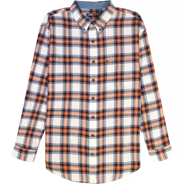 IZOD Men's Stratton Flannel Long Sleeve Button Down Shirt
